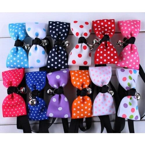 2016 New Pet Bow Collar Pet accessories Dog ang Cat collar Pet supply 50pcs 6825