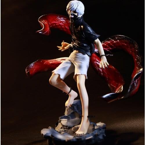 Anime Tokyo Ghoul Kaneki Ken Generation Of Dark Jin Muyan PVC Action Figure Colletible Model Toy 28cm