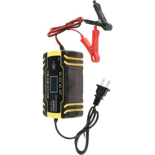 Car Battery Charger 100-240V AC Pulse Repair Fast Power Emergency Automatic Motorcycle Charge Charging for Lead Acid Batteries