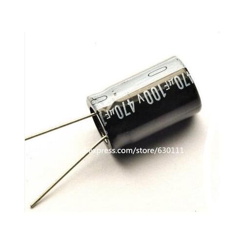 Free Shipping 20PCS Electrolytic capacitor 470UF 100V 16*25mm