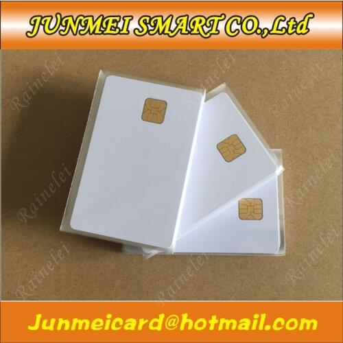 Free shopping 50pcs/100PCS Contact SLE4428 Chip Smart Blank Card Suport ACR38U Card Reader Writer