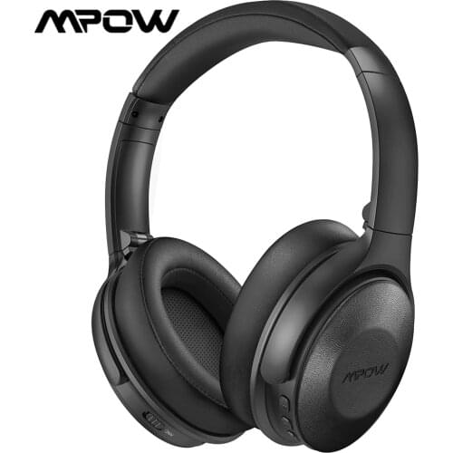 Mpow H17 Active Noise Cancelling Headphones Bluetooth Headphones with Microphone 2 Hours Quick Charge & 45Hrs Playing Time