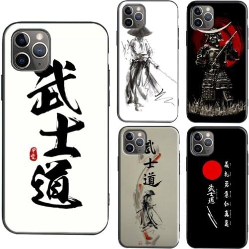 Bushido Samurai TPU Case For iPhone X XR XS Max SE 2020 6S 7 8 Plus 11 Pro Max 12 Pro Max mini Coque