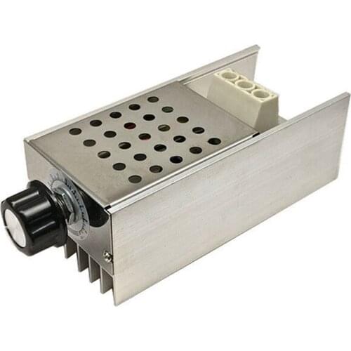 AC220V 10000W SCR BTA10 Electronic Voltage Speed Regulator, Digital Display for Dimming Speed Thermostat