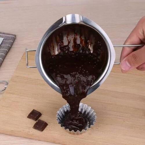 Hot Sale Stainless Steel Soap Chocolate Melting Pot Pan Milk Bowl Candy Warmer Pastry Baking Tools Kitchen Baking Tool