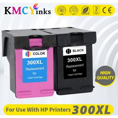 KMCYinks Compatible 300XL Ink Cartridge Replacement for HP 300 for HP300 Deskjet D1660 D2560 D5560 F2420 F2480 F4210 Printers