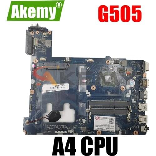LA-9912P Laptop Motherboard For Lenovo ideapad g505 LA-9912P Laptop Motherboard A4 CPU Test Motherboard