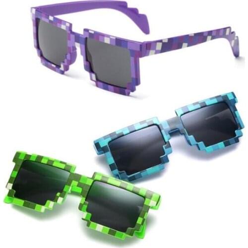 Fashion funny Sunglasses children cos play action games toys square glasses with EVA box toys childrens gifts