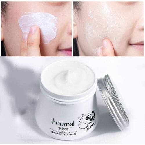 Milk Face Cream Moisturizing Anti-drying Anti-wrinkle Relieving Brightening Day Cream Nourish Night Cream Firming Skin Cream 80g