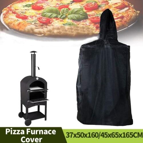 Outdoor Courtyard BBQ Grill Cover Outdoor Pizza Oven Waterproof Dust Cover Garden Patio Oxford Cloth Furniture Protection Covers