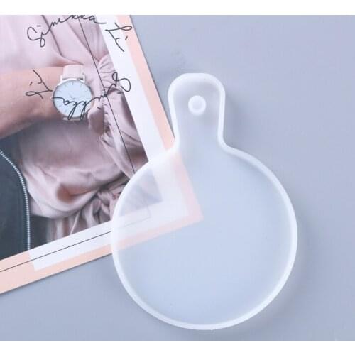 Serving Board Tray Crystal Epoxy Resin Mold Coaster Plate Casting Silicone Mould A0NF