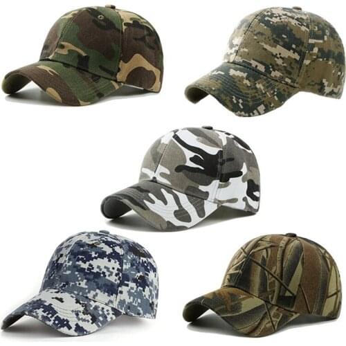 New Fashion Adjustable Unisex Army Camouflage Camo Cap Casquette Hat Baseball Cap Men Women Casual Desert Hat