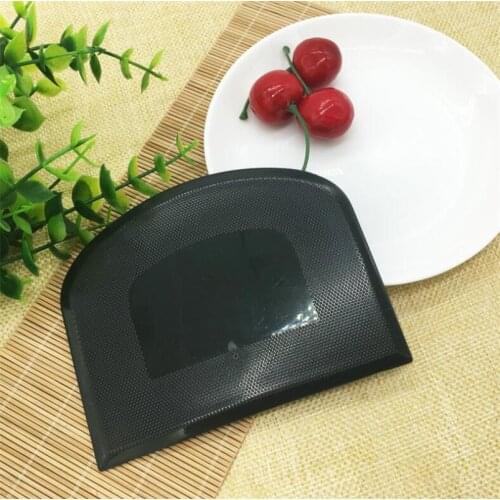 Black Plastic Pastry Cutter Pizza Dough Scraper Cake Spatulas Tools Fondant Trapezoid Bread Baker Butter Knife Dropship