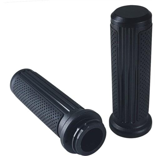 Motorcycles Grips 1"25mm Black Handle Bar Hand Grips For Harley Sportster XL883 1200 Touring Dyna Softail Custom VRSC