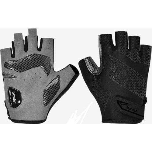 Cycling Gloves Half Finger Silicone Non-slip Anti-sweat Breathable Shockproof Sports Gloves Mountain Bike Bicycle Gloves Unisex