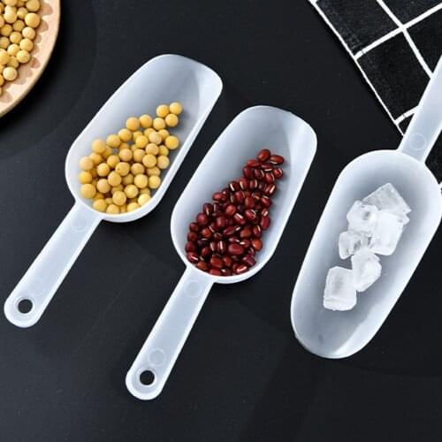 Mini Plastic Ice Shovel Kitchen Tools Flour Food Candy Ice Cream Scoop Measuring Scoops Shovels Party Kitchen Tools