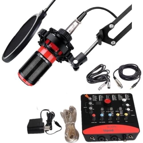 100% Original Takstar PC-K320 microphone with ICON Upod Pro sound card and audio cable use for professional recording