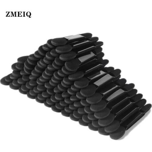 1000Pcs Black Sponge Stick Eye Shadow Applicator Cosmetic Makeup Tools Double-head Eyeshadow Brush For Women Makeup Tool