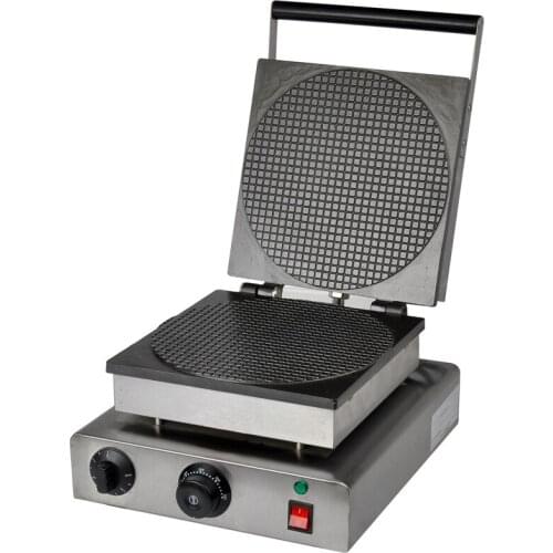 110v/220V Electric Circle Waffle Maker Commercial ice Cream Cone Machine Egg Roll Maker