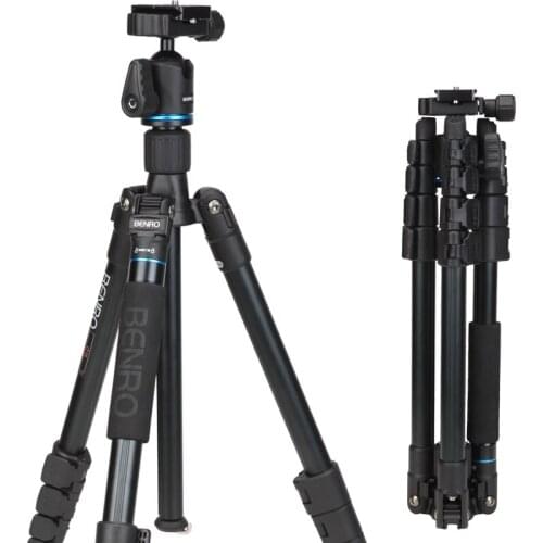 FREE SHIPPING BENRO IT15 Professional Multifunction Aluminum Alloy Portable Tripod Monopod for DSLR Camera Camcorder whloesale