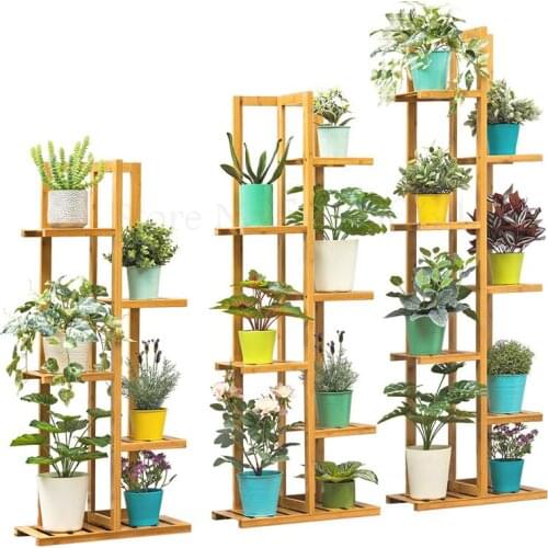 Flower Shelf, Multi-level Indoor Balcony, Green Radish, Solid Wood Living Room, Floor-to-ceiling, Multi-story Rack, Space