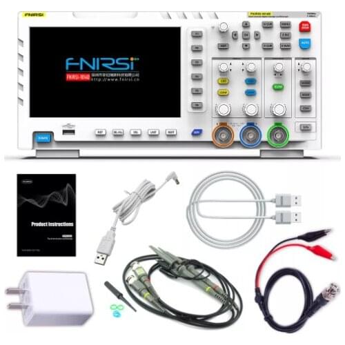 FNIRSI-1014D Digital Oscilloscope 2 In 1 Dual Channel Input Signal Generator 100MHz* 2 Ana-log Bandwidth 1GSa/s Sampling Rate