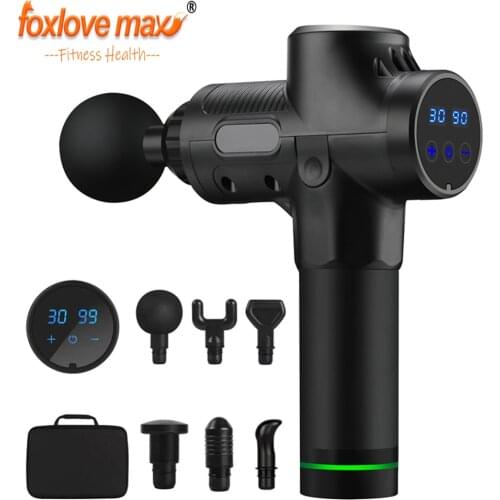 Massage Gun Muscle Massager Deep Tissue Percussion Massager Cordless 30 Speed Level Professional Handheld Electric Body Massager