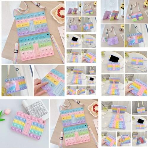 Cartoon Silicone Case for IPad 10.2 7th 8th Generation Pro Air Stand Tablet Cover for Ipad Mini 7.9 9.7 10.5 11 Shell Funda