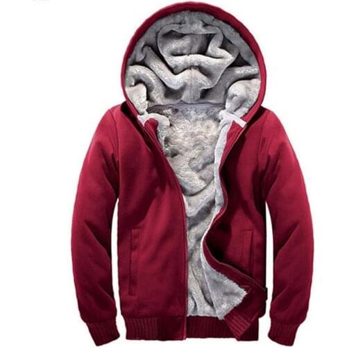 Man Hoodi Warm Plus Thick Fleece Hoodies M-5Xl Large Size Winter Casual Mens Hoodies Sweatshirt Hooded Jackets Coat