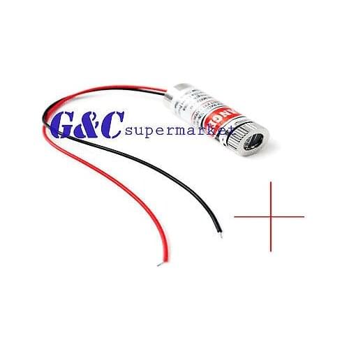 New Focusable 5mW 650nm Red Cross Line Laser Module Focus Adjustable laser Head