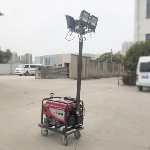 High standard wholesale telescopic tower tower light Energy Saving portable telescopic light tower