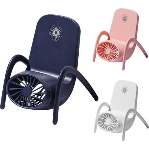 Mobile Phone Bracket Fans Fan Handheld Quiet Mini Fan for Car Office Dormitory