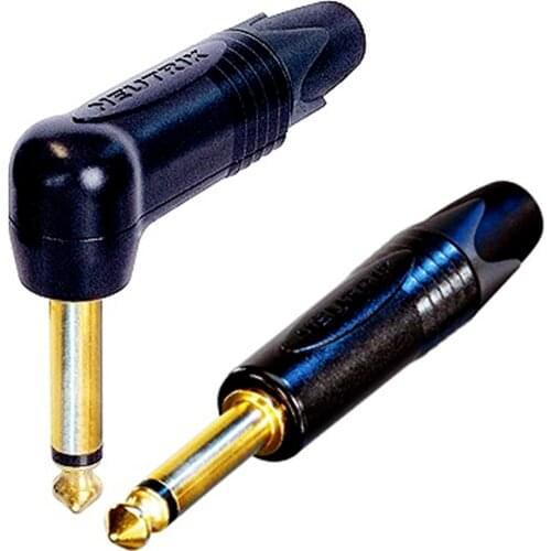 Switzerland NEUTRIK NP2X/NP2X-B PLUG Mono Professional 2 Pole 6.35 mm 6.5mm Stereo Jack Plug Neutrik 6.35mm jack