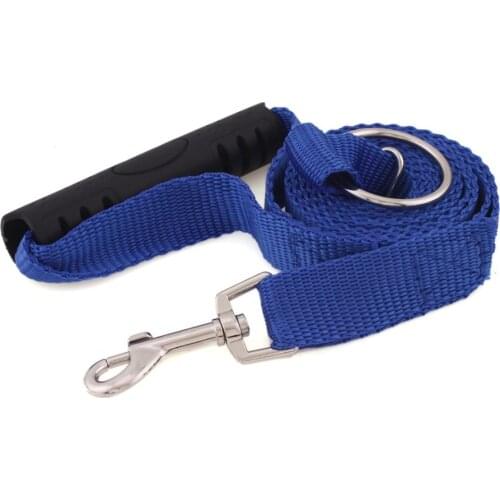 Dog Leash Dogs 30 Lbs Stop Pulling Leash Dog Accessories For Large Dog Collar Leash Red & Blue Basic Leashes