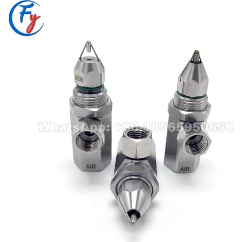 Ultrasonic micro-scale humidification dry mist dust suppression nozzle, air assisted ultrasonic atomizer, dry fog nozzle