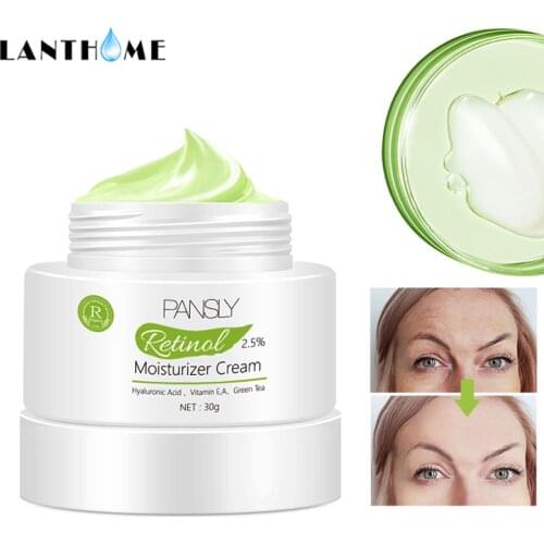 NEW 2.5% Retinol Moisturizer Cream Hyaluronic Acid Anti Aging Reduces Wrinkles Fine Lines Day And Night Retinol Face Cream