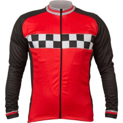 CUSROO Winter fleece MTB Bike Uniform Cycle Shirt bike Cycling Jersey Sport Wear Mountain Bike Ropa Ciclismo Polyester Jersey