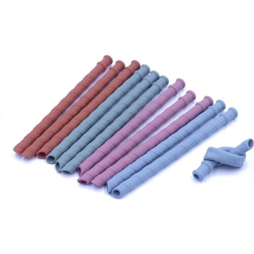 1 PC Reusable Baby Food Grade Silicone Straws Spiral Drinking Children Use Birthday Party Bar Club Cup