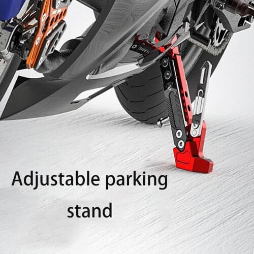 1Pcs Motorcycle High Quality Bracket Adjustable Parking Bracket For Electric Motorcycle Parking Foot Side Bracke