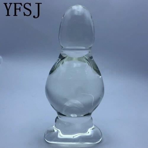 154*67mm 651g Large Butt Plug Gay Sex Toys Adult Sex Products Anal Toys Big Anal Plug Pyrex Dildos Anal Dilator