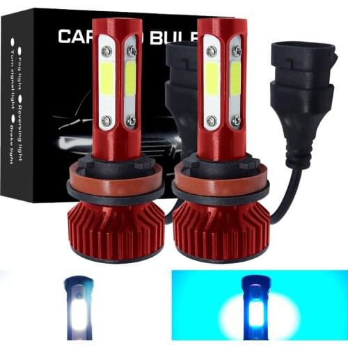 ASLENT Led H11 H8 H7 Headlight 6000K 8000K 9005 HB3 9006 HB4 Diodes Lamp for Auto H8 H9 6000K 8000K 10000Lm Ice Lamps No Fan