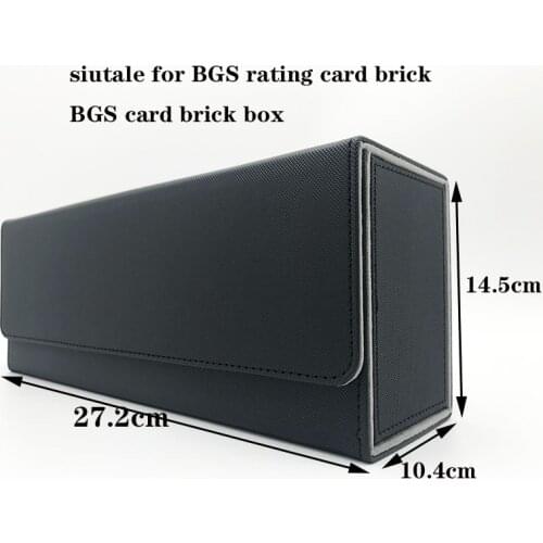 BGS Rating Card Brick Storage Box PSA Card Brick Card Case Deck Box For MTG/TCG/ PTCG/PKM Trading Cards Can Hold 30+ Card Bricks
