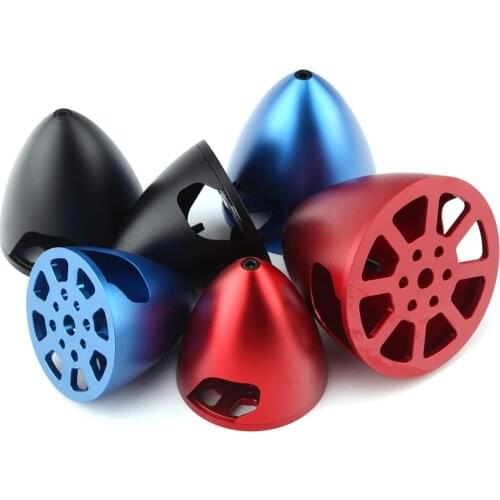 CNC Anodized 3" 76mm Aluminum Alloy Spinner Cone For DLE30/35/55 RA60 DLA EME MLD MVVS 3W DA