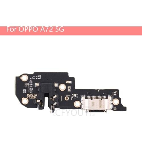 For OPPO A52 A72 5G Dock Connector Charger Board USB Charging Port Jack Flex Cable Replacement Part