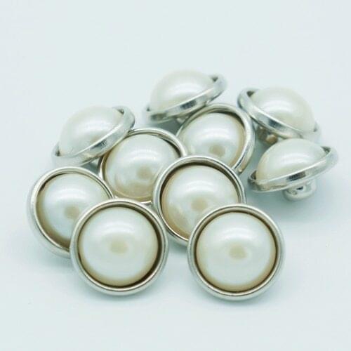 Hot sale 10pcs mixed beauty Round resin Imitation pearls 12MM snap buttons fit DIY 12mm snap jewelry NS5016