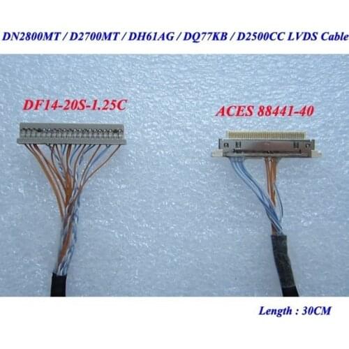 LVDS cable support DN2800MT/D2700MT/ DH61AG/ DQ77KB/ D2500CC motherboard