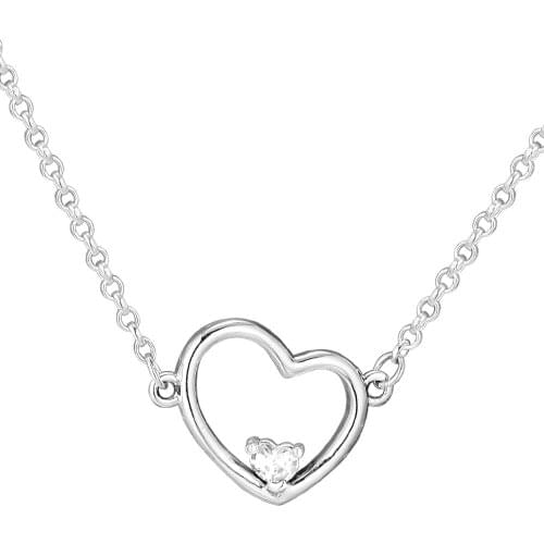 CKK Heart of Love Necklace Choker Women Kolye Collares Colar mujer 925 sterling silver Chain men Silver Jewelry Pendants