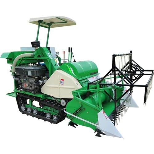 Widely Used 1.2M cutting width mini rice combined harvester / rice reaper / rice harvest machine in India