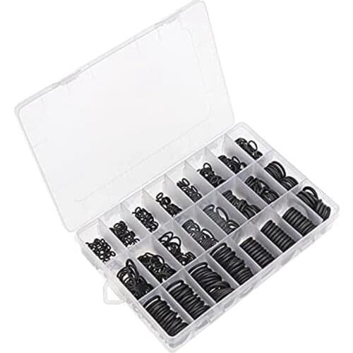 740Pcs NBR Seal Ring Kit Thickness 1.5Mm 2.4Mm 3.1Mm Nitrile Rubber NBR O-Ring Gasket Sealing Ring