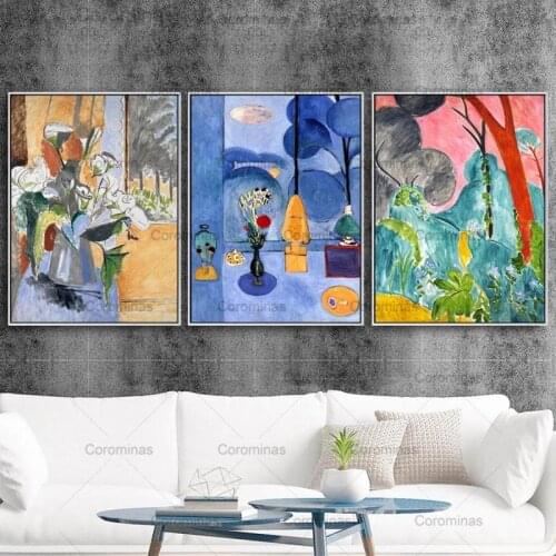 Modular Henri Matisse Poster Hd Prints Wall Art Fauvism Nordic Canvas Paintings Landscape Abstract Pictures Interior Home Decor